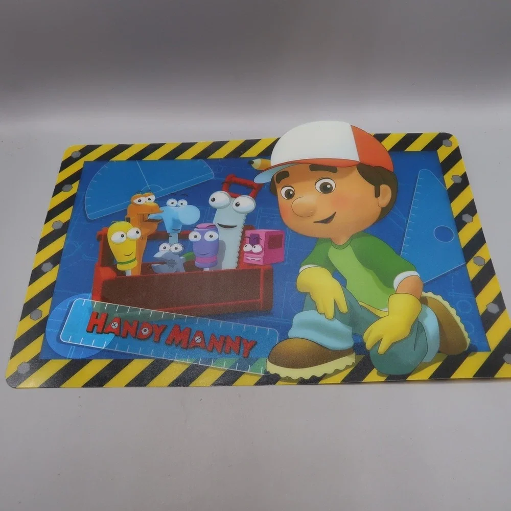 Disney Handy Manny Kitchen Placemat Plastic Mat Meal Time Magic